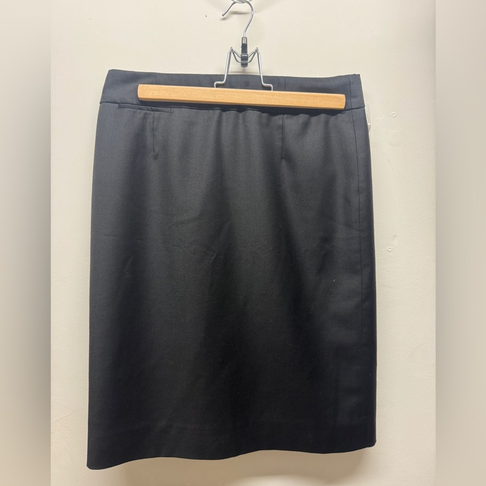 J. Crew Elegant Black Pencil Skirt